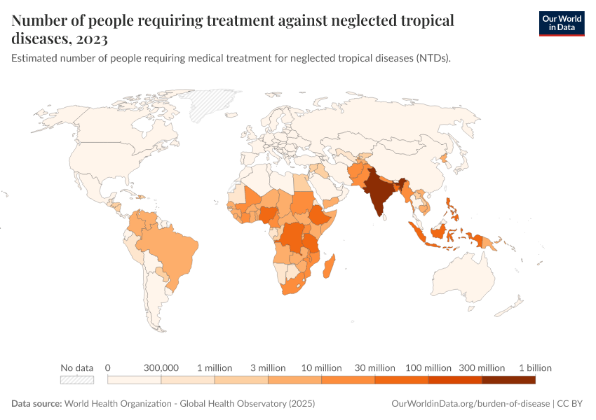 A thumbnail of the "Number of people requiring treatment against neglected tropical diseases" chart
