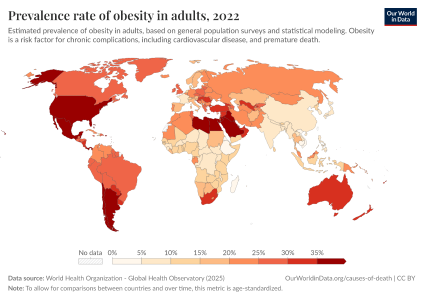 A thumbnail of the "Prevalence rate of obesity in adults" chart