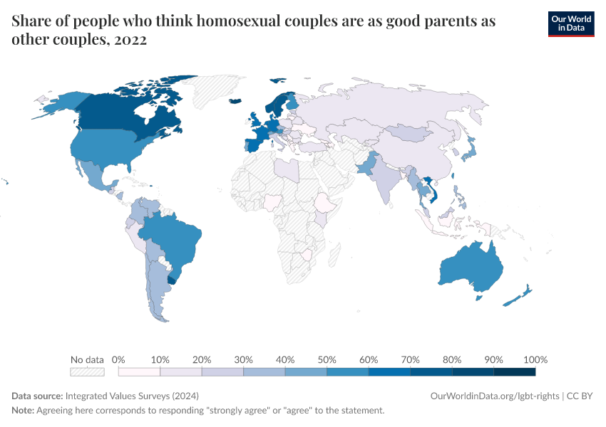 A thumbnail of the "Share of people who think homosexual couples are as good parents as other couples" chart
